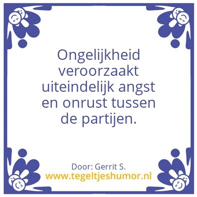 Tegeltje: Ik ben Gerrit.