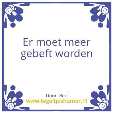 Tegeltje: Beffen
