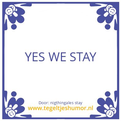 Tegeltje: analog optical internet