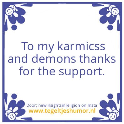 Tegeltje: Carrying an Ego