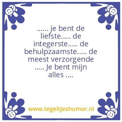Tegeltje: Alles