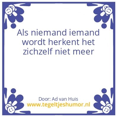 Tegeltje: Iets