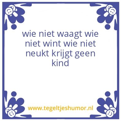 Tegeltje: waag