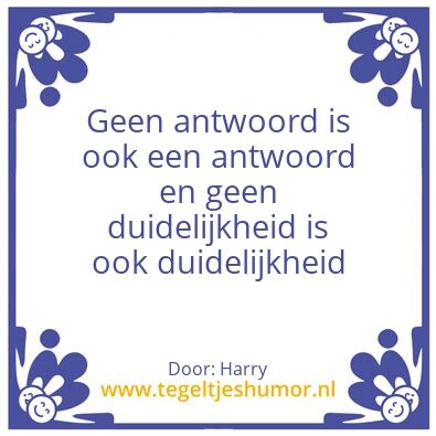 Tegeltje: Harry