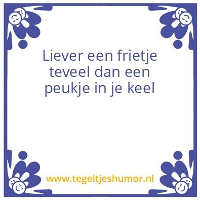 Tegeltje: Tegel wijsheid