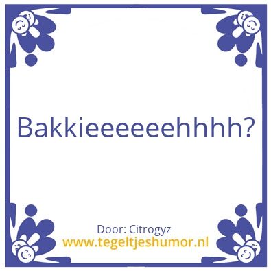 Tegeltje: Citrogyz