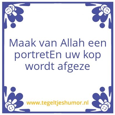 Tegeltje: Alla