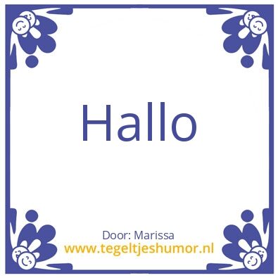 Tegeltje: Ben