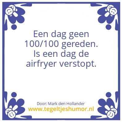 Tegeltje: Tegeltjeswijsheid van Mark