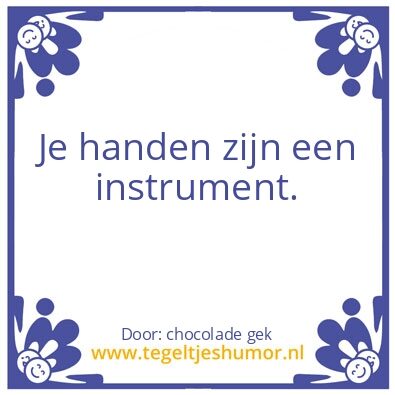 Tegeltje: muziek