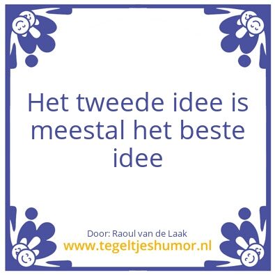 Tegeltje: Raoul
