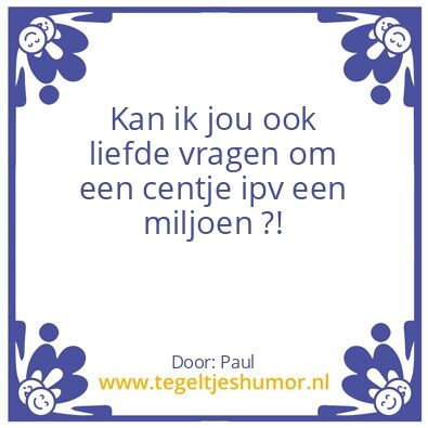 Tegeltje: Liefde