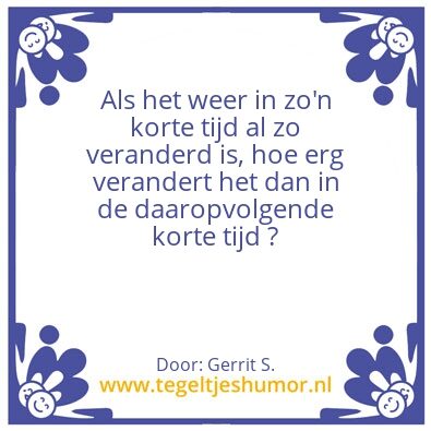 Tegeltje: Ik ben Gerrit.
