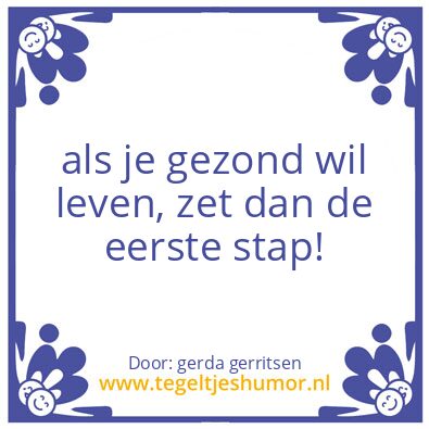 Tegeltje: quote