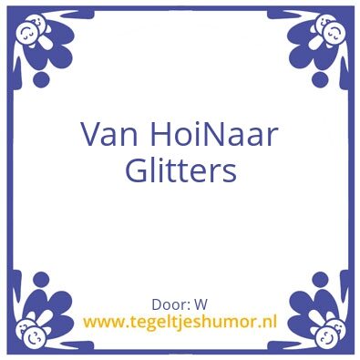 Tegeltje: Hoi