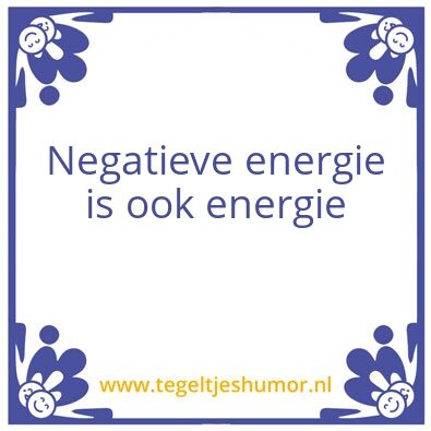 Tegeltje: Energie