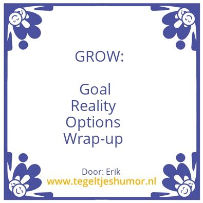 Tegeltje: GROW