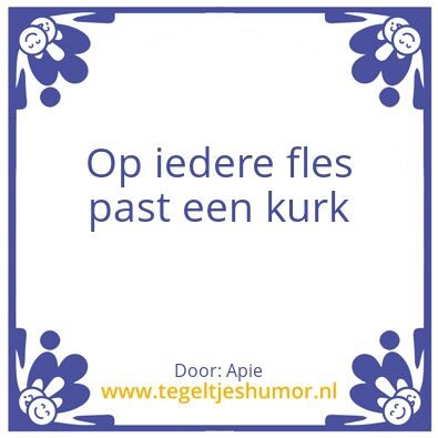 Tegeltje: Knot