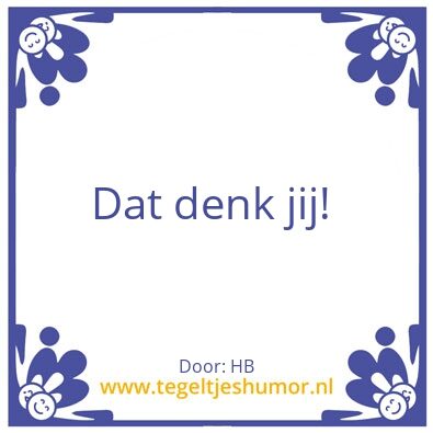 Tegeltje: HB