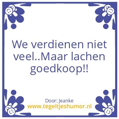 Tegeltje: Werken