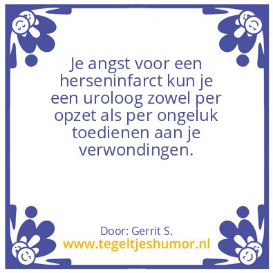 Tegeltje: Ik ben Gerrit.