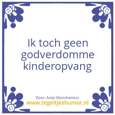 Tegeltje: Arian Monshemius