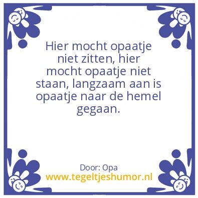 Tegeltje: spreuk