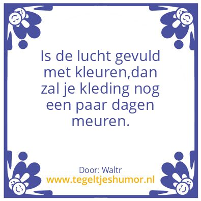 Tegeltje: Kleuren die meuren