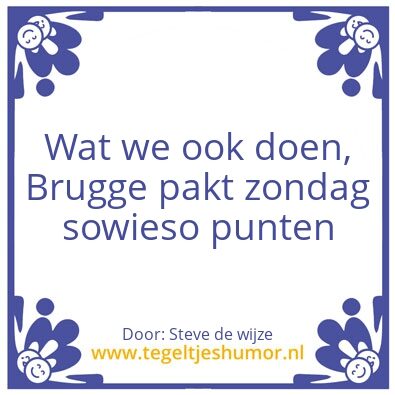 Tegeltje: Steve de wijze