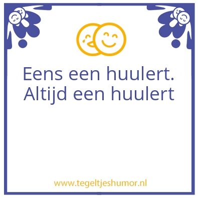 Tegeltje: Huulert