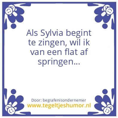 Tegeltje: Zingen