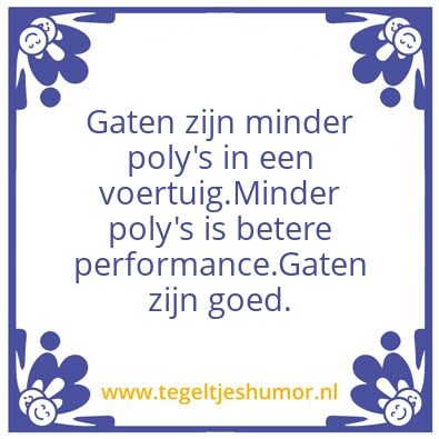 Tegeltje: Poly