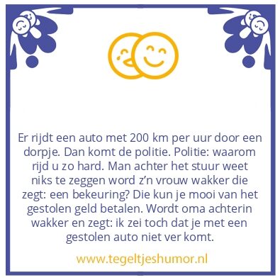 Tegeltje: Gestolen