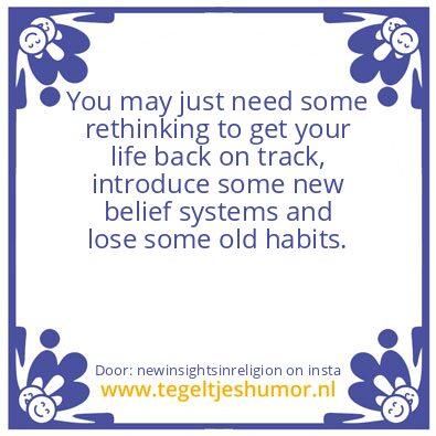 Tegeltje: Core Beliefs
