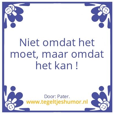 Tegeltje: Gewoon iets…..