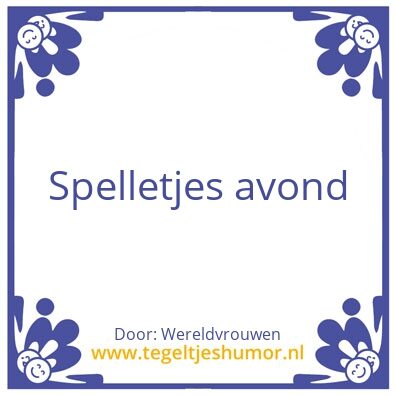 Tegeltje: Wij Houden Van Holland
