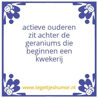 Tegeltje: zelfredzaamheid