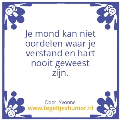 Tegeltje: Stof tot nadenken