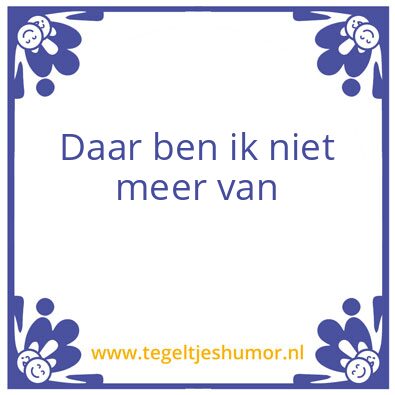 Tegeltje: HVC