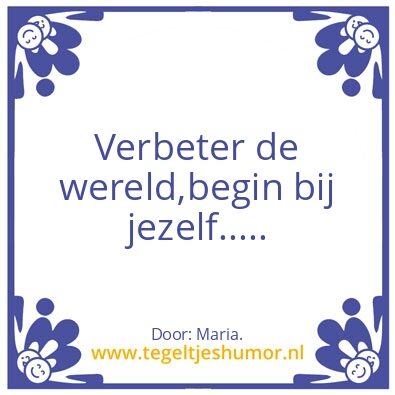 Tegeltje: Nadenkertje