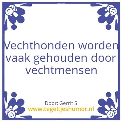 Tegeltje: Ik ben Gerrit