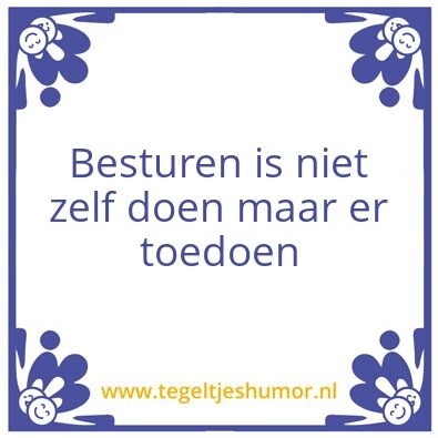 Tegeltje: Open deuren