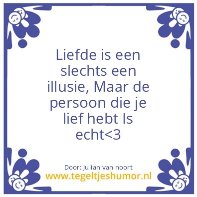 Tegeltje: Liefde