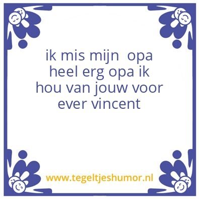Tegeltje: ik
