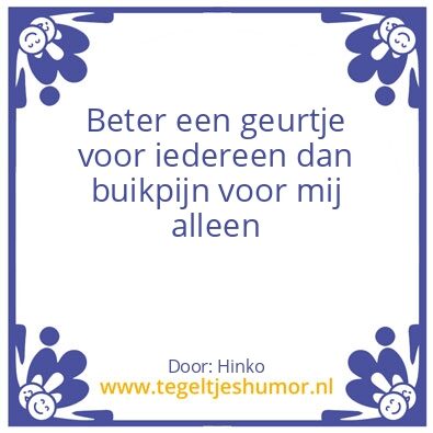 Tegeltje: Scheet