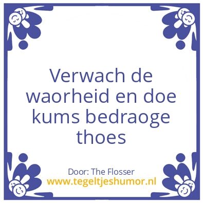 Tegeltje: spreuken