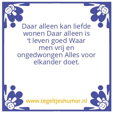 Tegeltje: Moeders raad