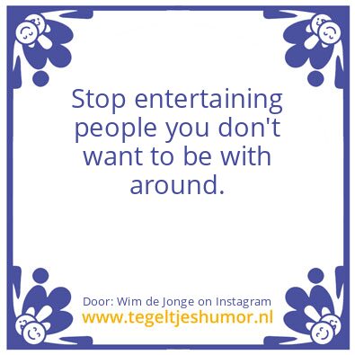 Tegeltje: Do you really want to live ?