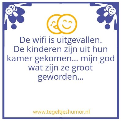 Tegeltje: Wifi