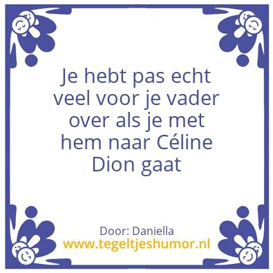 Tegeltje: Voor Wendy